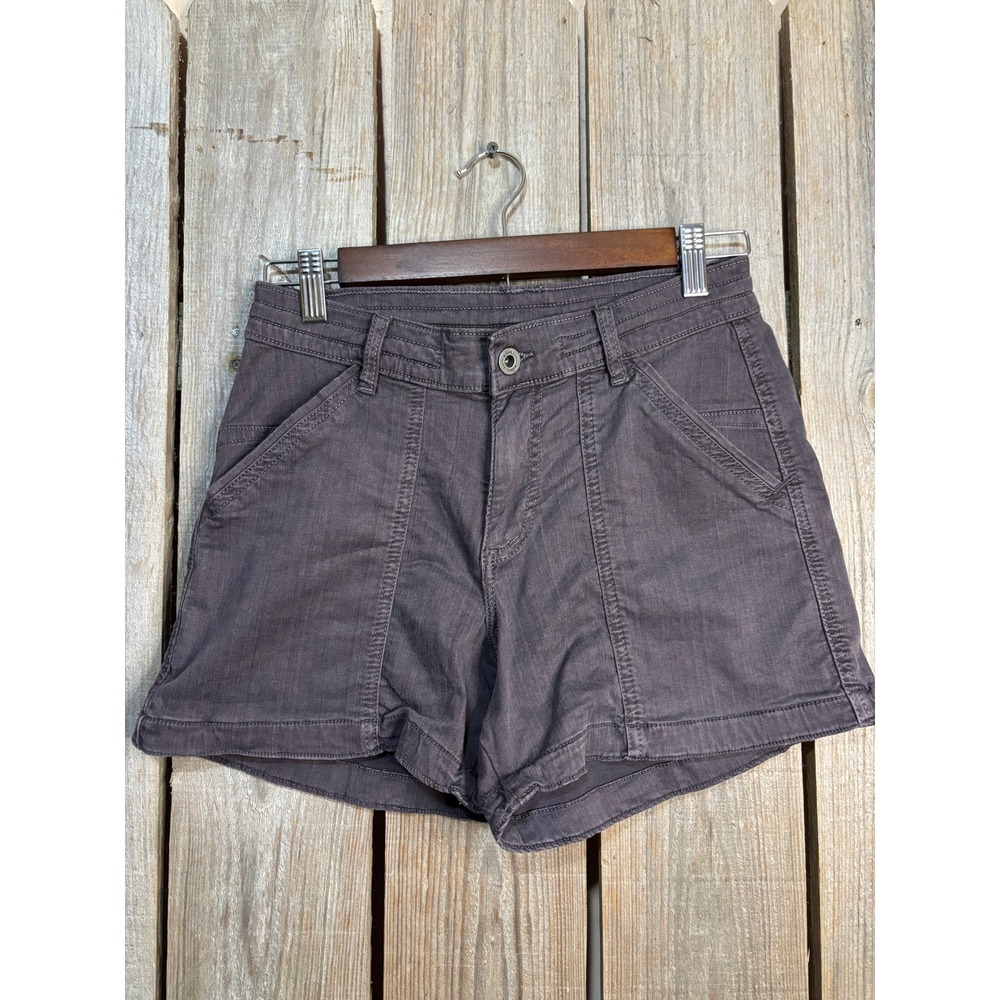Kuhl Women Gray Splash 5.5 Short Hiking Outdoor Stretch Cotton Blend Size 2